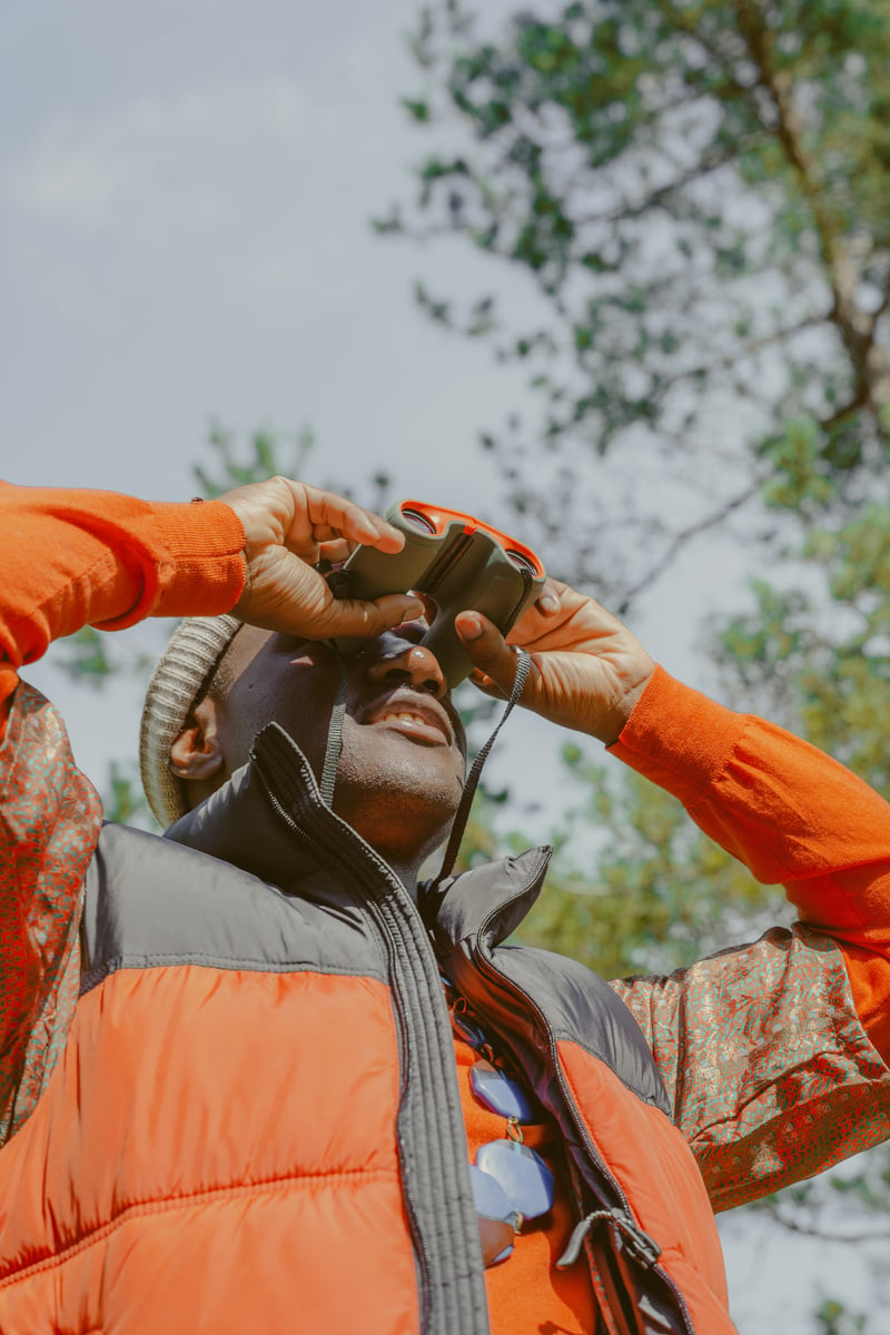 Man with Binoculars